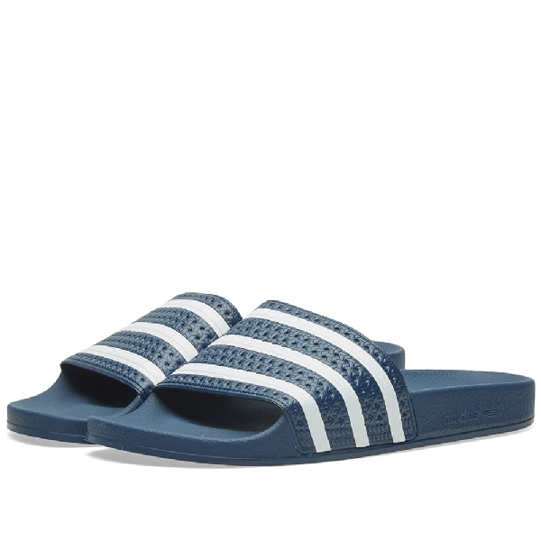adidas Originals Athletic Shoes for Men Clothing, Shoes & Accessories Adidas  Originals Adilette Navy White Slides 3 Stripes Men Made In Italy 288022  myself.co.ls