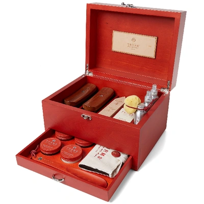 Shop Turms Wooden Care Case In Red