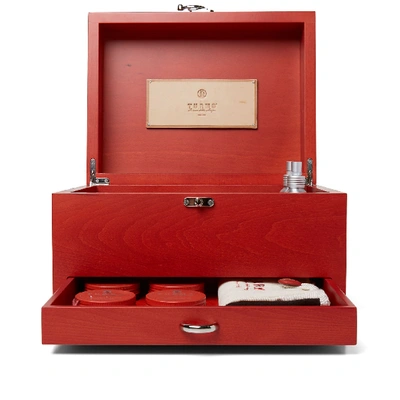 Shop Turms Wooden Care Case In Red