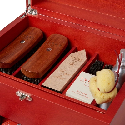 Shop Turms Wooden Care Case In Red