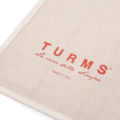 Shop Turms Cotton Shoe Bag In Neutrals