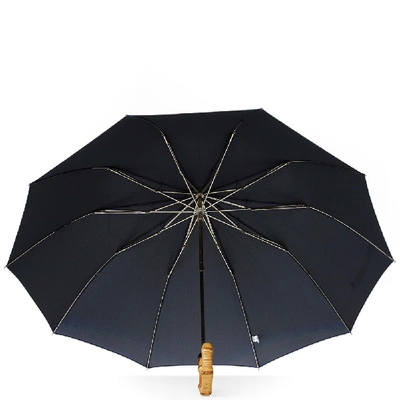 Shop London Undercover City Fleck Telescopic Umbrella In Blue