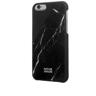 Shop Native Union Marble Edition Clic Iphone 6 Case In Black