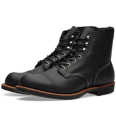 Shop Red Wing 8114 Heritage 6" Iron Ranger Boot In Black