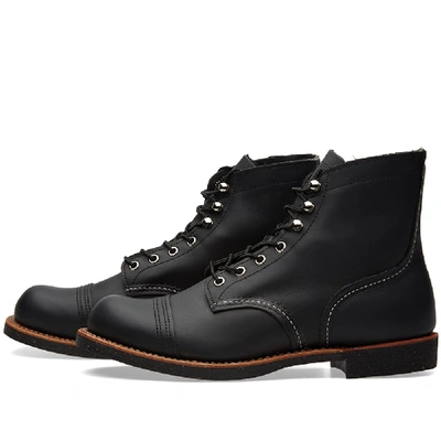 Shop Red Wing 8114 Heritage 6" Iron Ranger Boot In Black