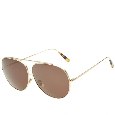 Shop Super By Retrofuture Okinawa Sunglasses In Gold