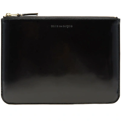 Shop Comme Des Garçons Comme Des Garcons Sa5100 Mirror Inside Wallet In Black