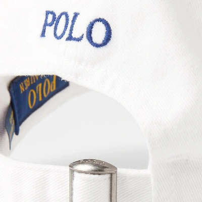 Shop Polo Ralph Lauren Classic Baseball Cap In White