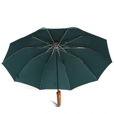 Shop London Undercover Maple Telescopic Umbrella In Green