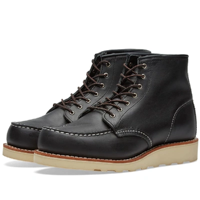 Shop Red Wing Women's 3373 Heritage 6" Moc Toe Boot In Black