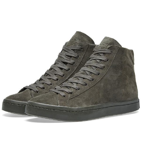 adidas court vantage mid grey