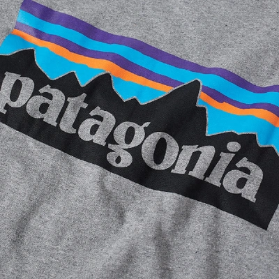 Shop Patagonia P-6 Logo Pocket Tee In Grey