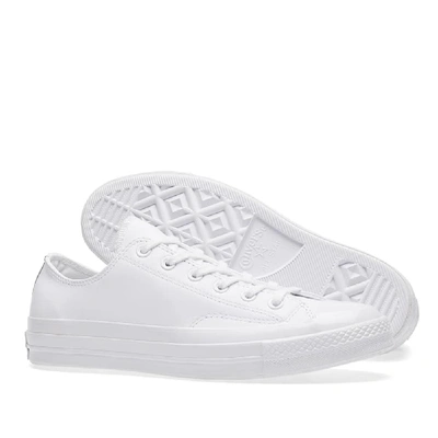 Shop Converse Chuck Taylor 1970s Ox Leather In White