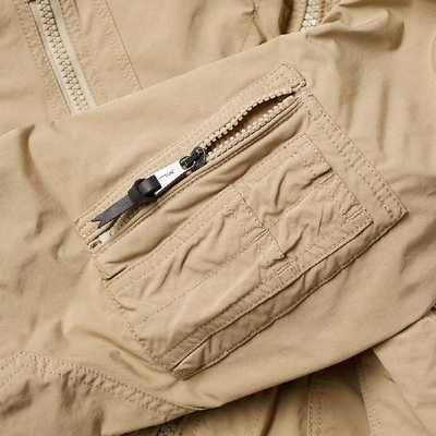 Shop Polo Ralph Lauren Vintage Us Bomber Jacket In Neutrals