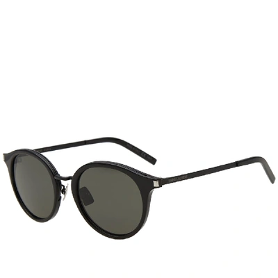 Shop Saint Laurent Sl 57 Sunglasses In Black