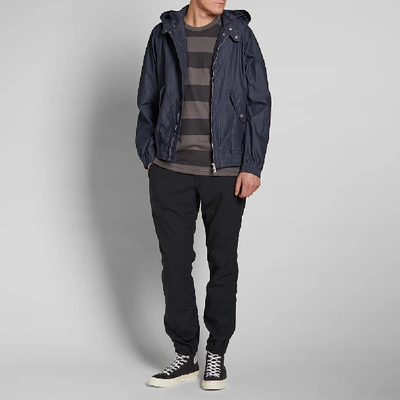 Shop Nonnative Trainer Hooded Jacket In Blue