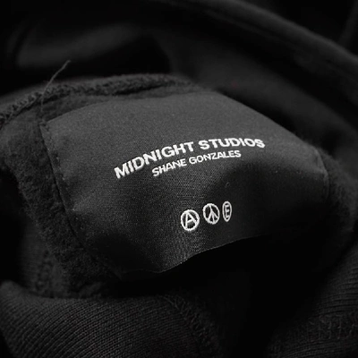 Shop Midnight Studios Modern Dance Hoody In Black