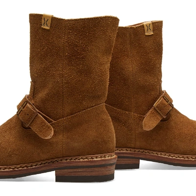 Shop Visvim T.w.o. Boot-folk In Brown