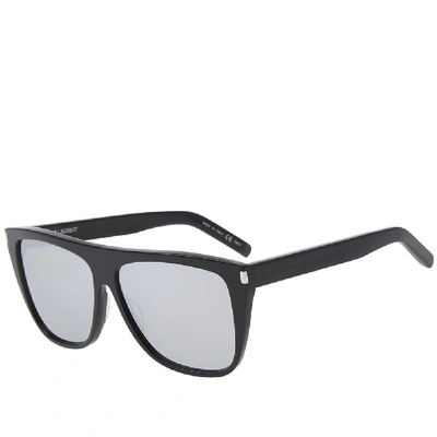 Shop Saint Laurent Sl 1 Sunglasses In Black