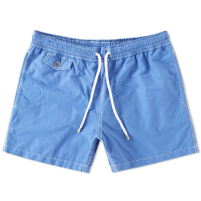 Shop Hartford Boxer + Swim Short In Blue