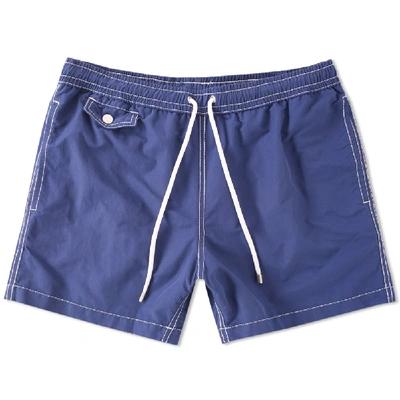 Shop Hartford Boxer + Swim Short In Blue