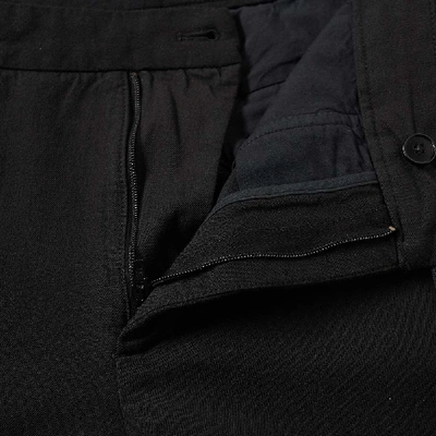 Shop Maison Margiela 14 Garment Dyed Drawstring Pant In Black