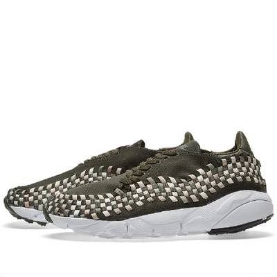 Shop Nike Air Footscape Woven Nm In Green