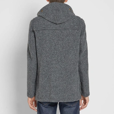 Shop Gloverall Mid Length Monty Duffle Coat In Grey