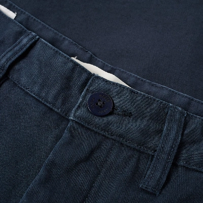 Shop Norse Projects Aros Heavy Chino In Blue