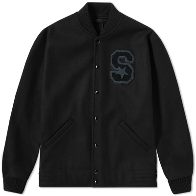 Shop Raf Simons Kimono Bomber Jacket In Black