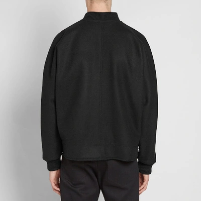 Shop Raf Simons Kimono Bomber Jacket In Black