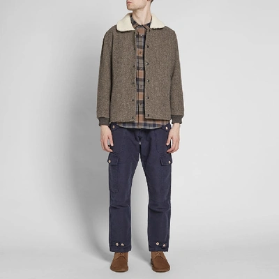 Arpenteur X Arpin Woolen Mills Snap Jacket In Brown ModeSens