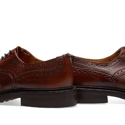 Shop Tricker's End. X  Bourton Brogue In Brown