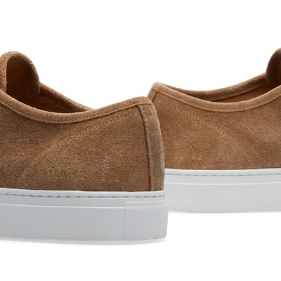 Shop Common Projects Tournament Low Waxed Suede In Neutrals