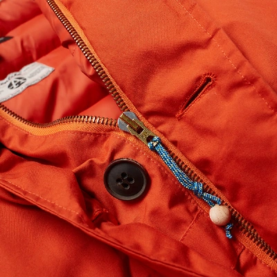Shop Nigel Cabourn Authentic Everest Parka In Orange