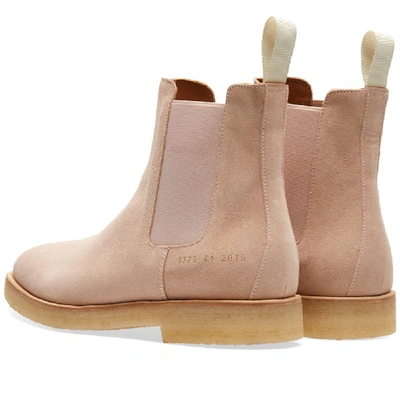 Shop Common Projects Woman By  Chelsea Boot In Pink