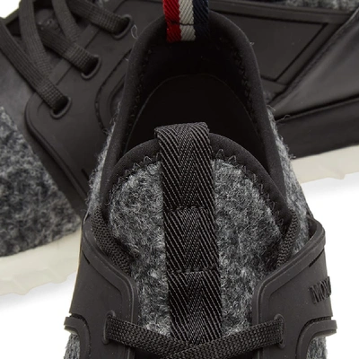 Shop Moncler Emilien Wool Sneaker In Grey