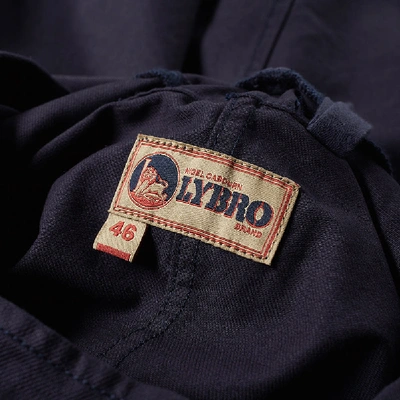 Shop Nigel Cabourn X Lybro British Army Smock In Blue