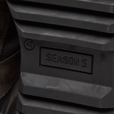 Shop Yeezy Season 5 Military Boot In Brown