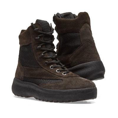 Shop Yeezy Season 5 Military Boot In Brown