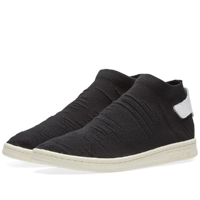 Shop Adidas Originals Adidas Stan Smith Sock Pk W In Black