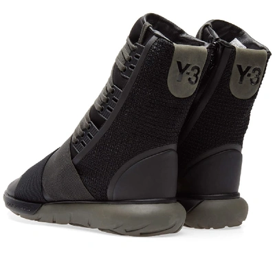 Shop Y-3 Qasa Boot In Black