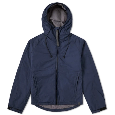 Shop Nemen Insulating Hooded Jacket In Blue