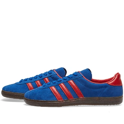 Adidas Spezial Blue Suede Spiritus Spzl Sneakers In Red | ModeSens