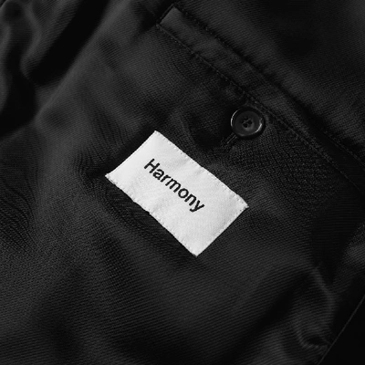 Shop Harmony Mack Ma-1 Jacket In Black