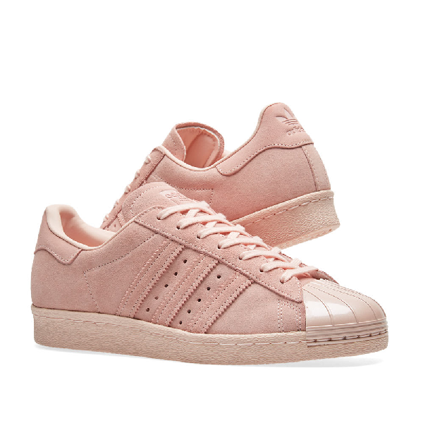 adidas superstar 80s metal toe womens Pink