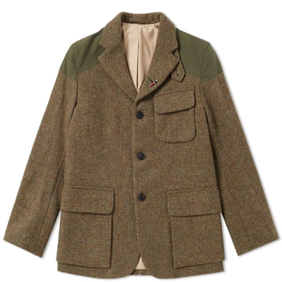 Shop Nigel Cabourn Authentic Mallory Jacket In Green