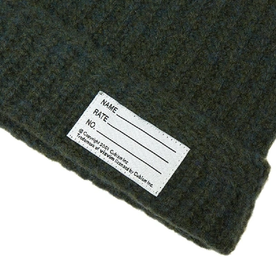 Shop Visvim Knit Beanie In Green