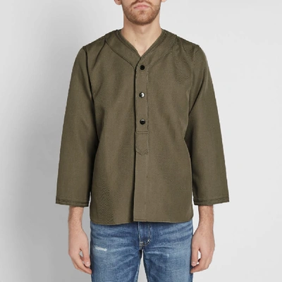 Shop Visvim Dug Out Shirt In Green