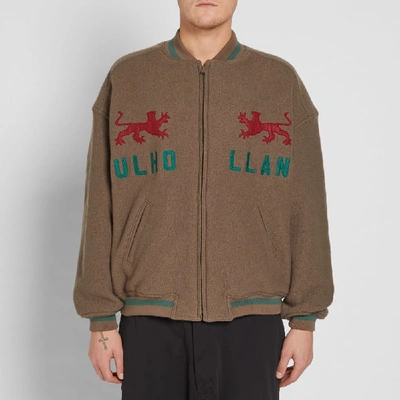 Season 5 Mulholland Wool Bomber Jacket In Brown